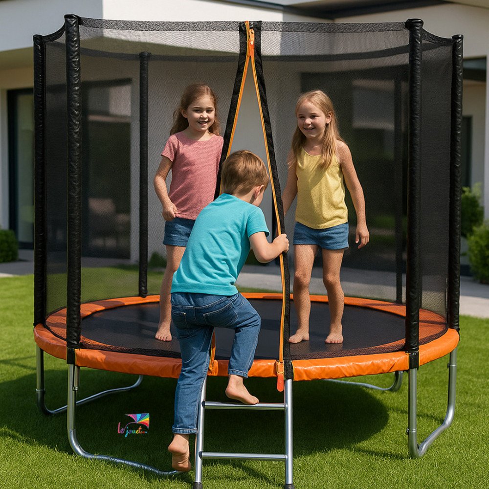 Trampoline Trigano 3,05 m avec Filet et Échelle