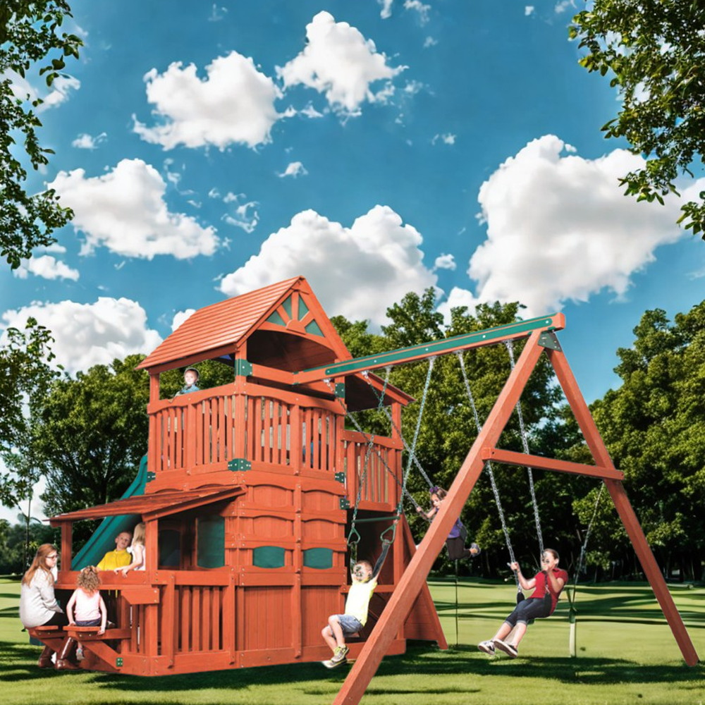 Aire de jeux Titan Treehouse Jumbo 4