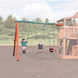 Aire de Jeux Bois Adventure Treehouse Jumbo 2