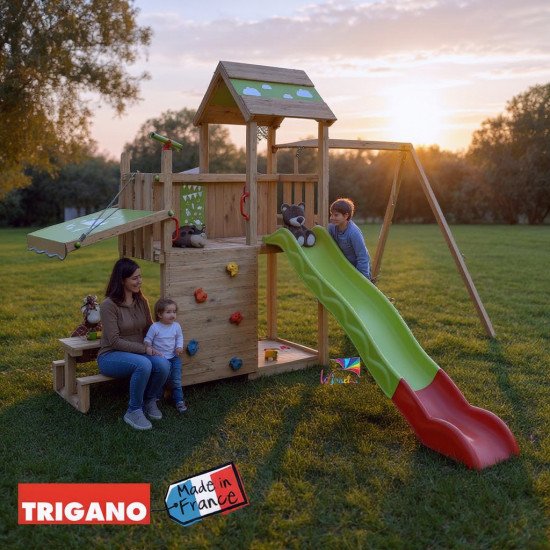 Aire de jeux bois 2,20 m SNACK XPRESSION – Trigano