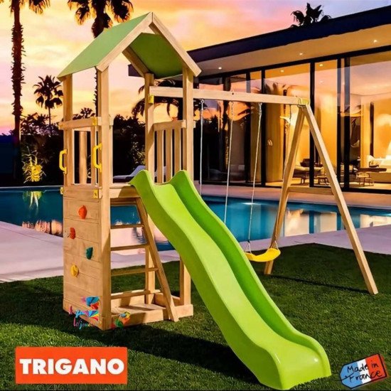 Aire de jeux bois 2,20 m SMART XPERIENCE – Trigano
