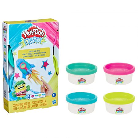 4 Pots de pâte à modeler Elastix - Hasbro Play-Doh