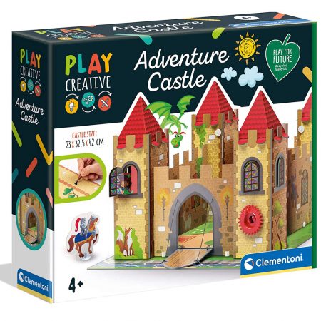 Adventure Castle - kit de Loisir créatif, Clementoni - Play Multicolore
