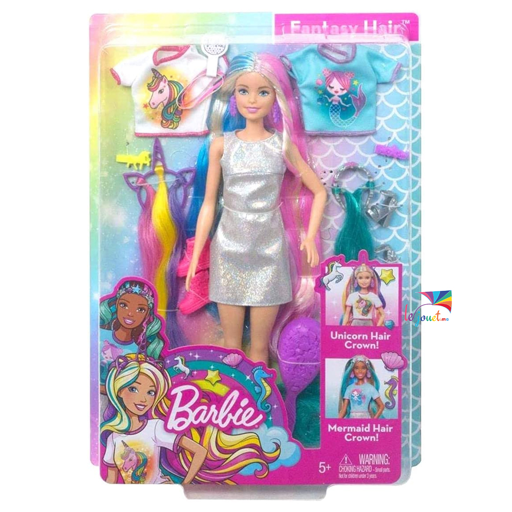 Barbie princesse cheveux fantastiques - Activités 0-3 ans