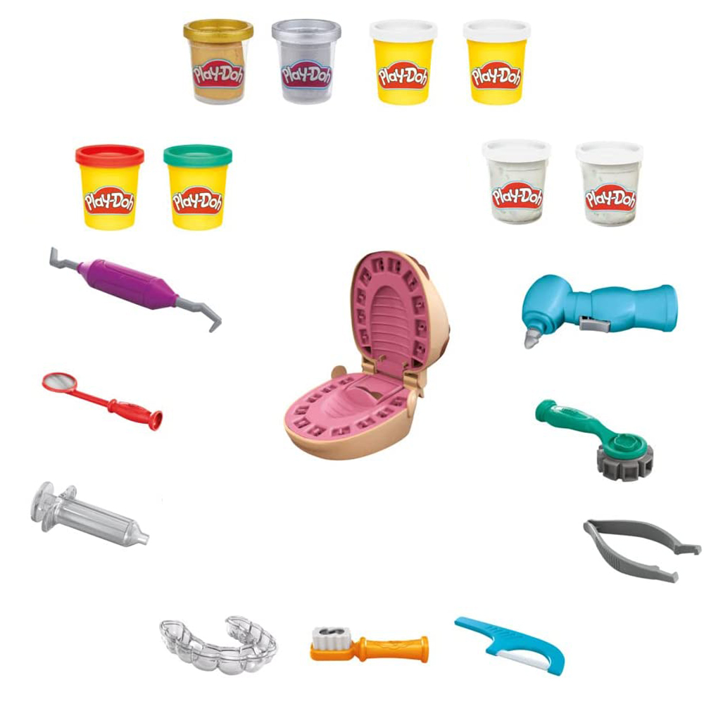 Play-doh cabinet dentaire  activites creatives et manuelles
