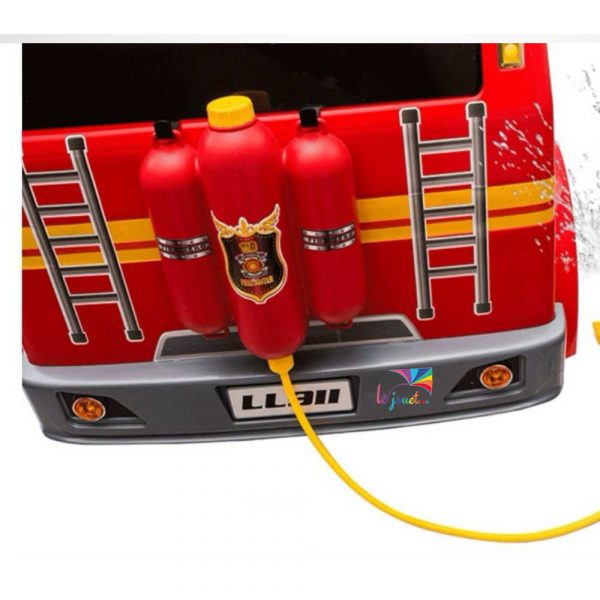 Camion électrique de pompier pour enfant avec télécommande