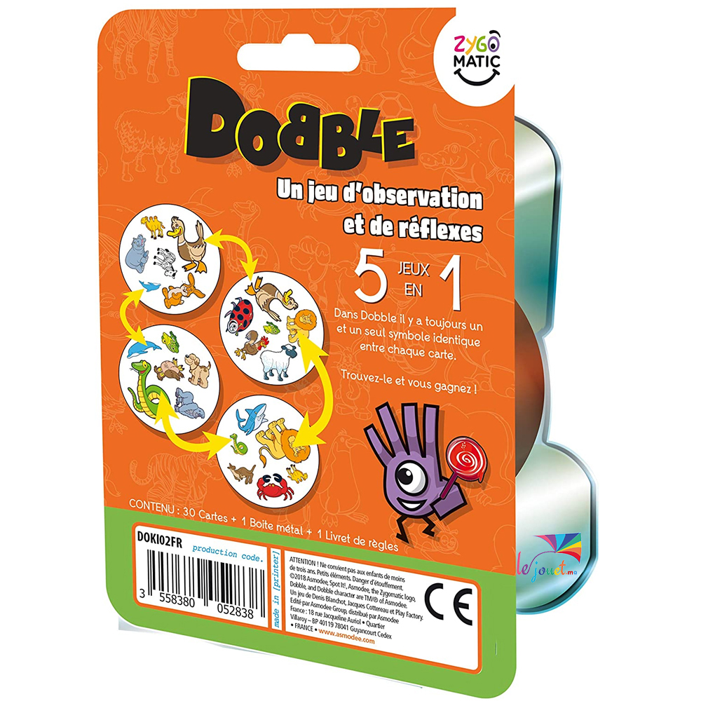Dobble - Pat Patrouille - Jeux de société enfant