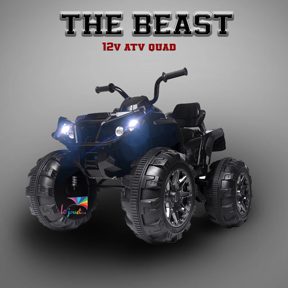 Quad Électrique pour Enfants The Beast 12V Bleu