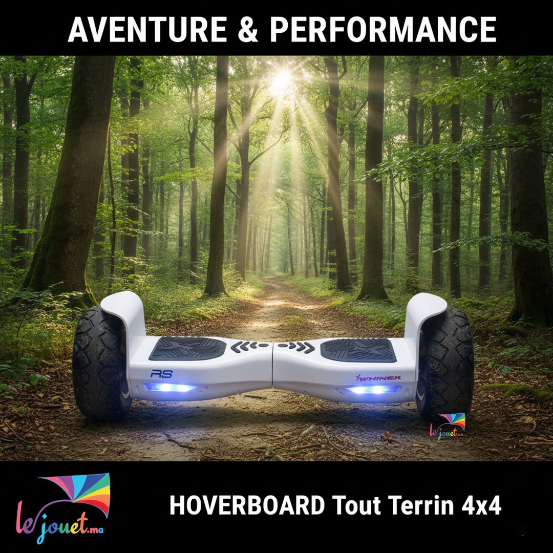 Hoverboard Tout terrain 4x4 Noir 4 Hoverboard Tout terrain 4x4 Noir – Image 4