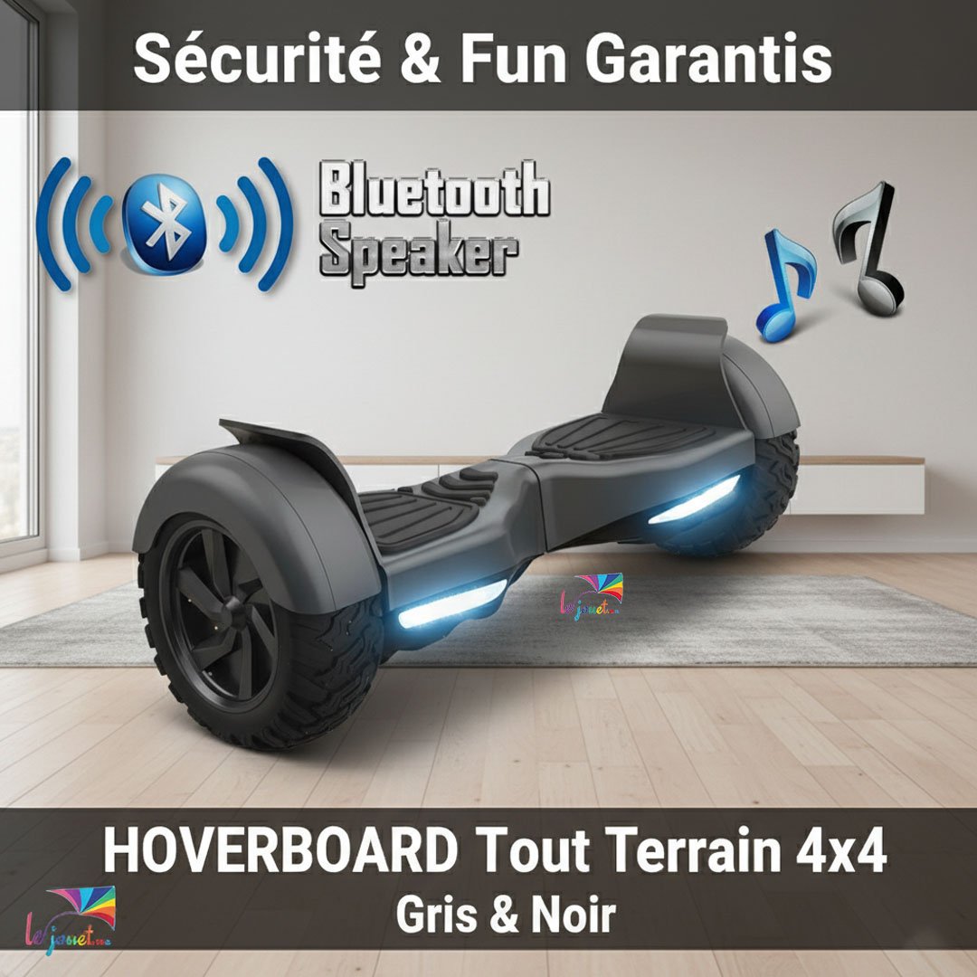 Hoverboard Tout terrain 4x4 Noir 12 Hoverboard Tout terrain 4x4 Noir – Image 12