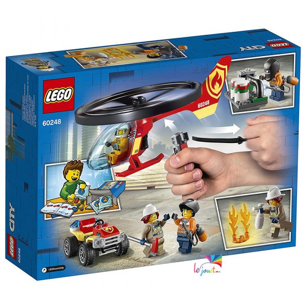 Intervention hélicoptère pompiers - LEGO City