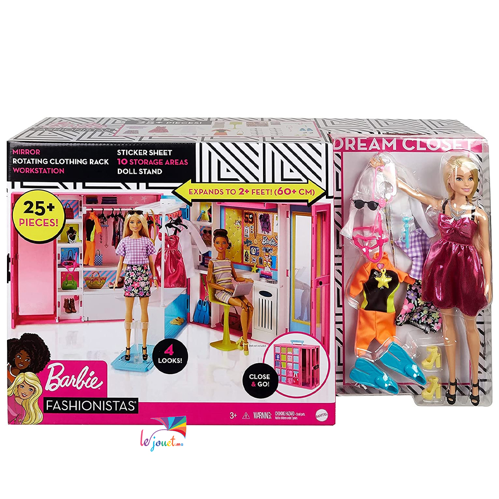 Le Dressing Deluxe de Barbie® – MATTEL –