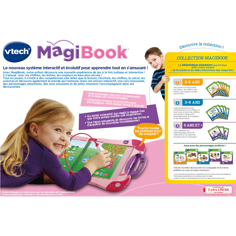 MagiBook Starter Pack Rose – VTECH –