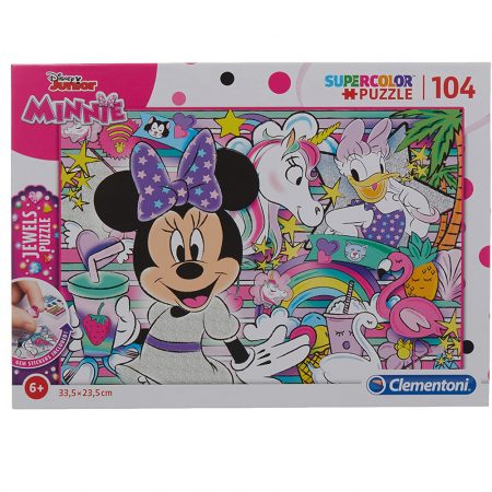 Minnie Happy Helpers-104 pièces- Clementoni- Jewels Puzzle -