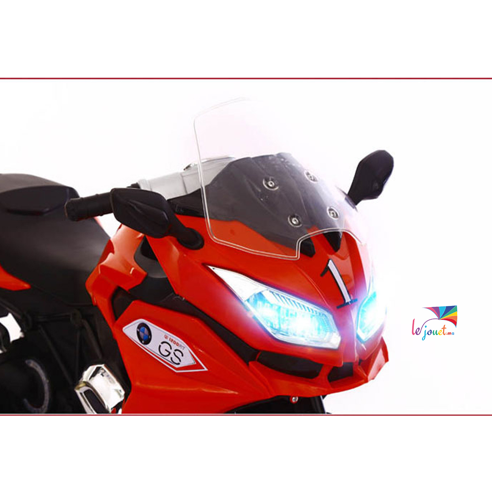 Moto 3 roues électrique rouge 6V