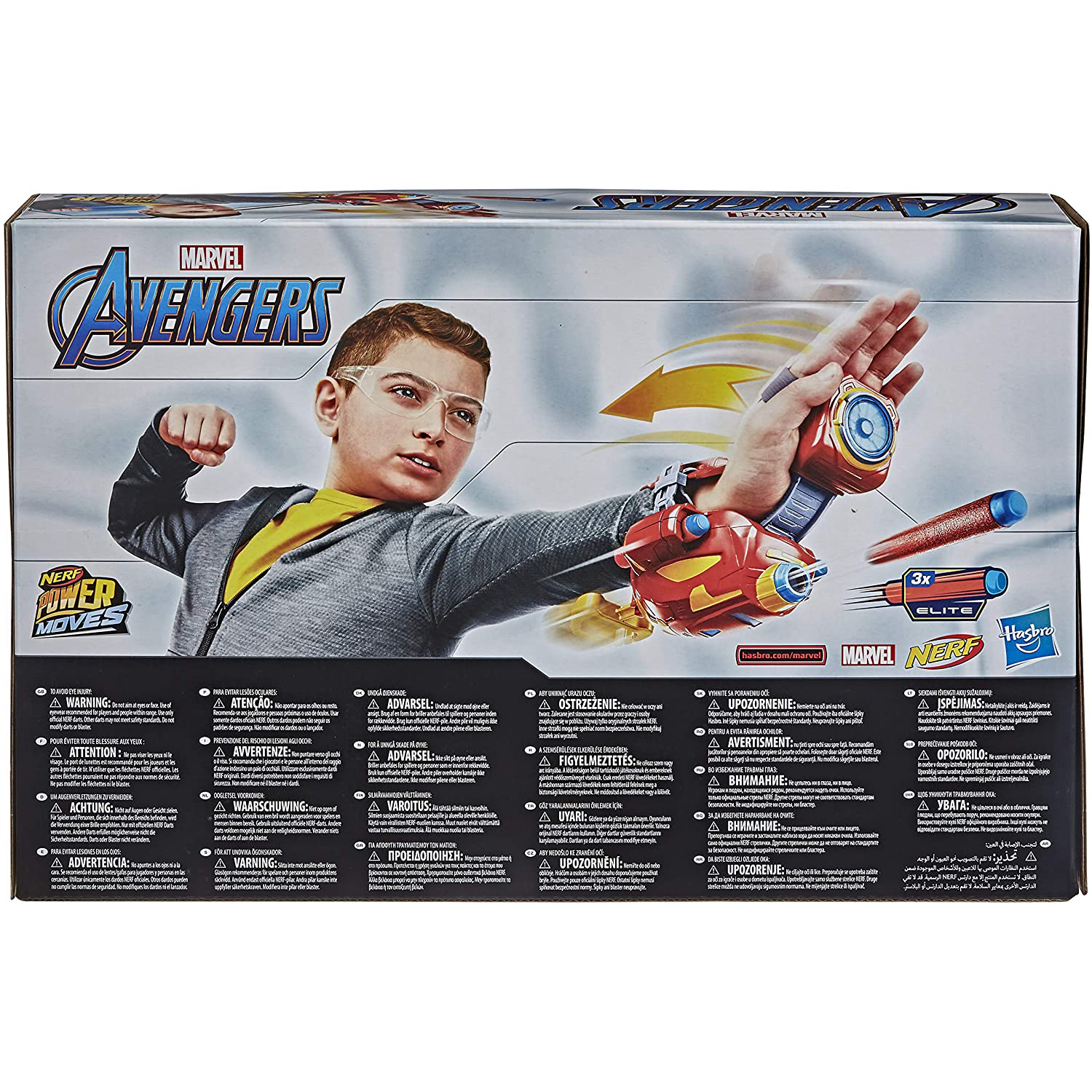Moves Avengers Hasbro – Power Nerf Man Iron –