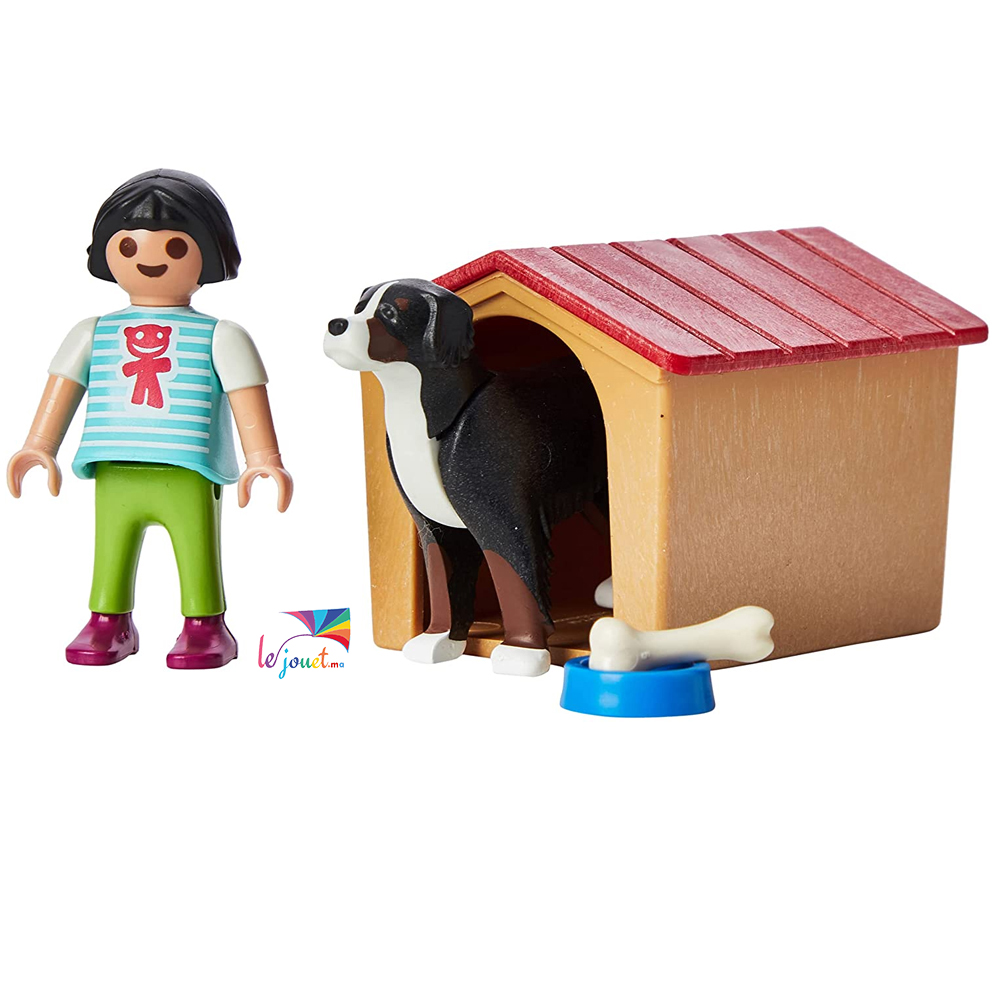 Enfant avec chien Playmobil – 70136 – –