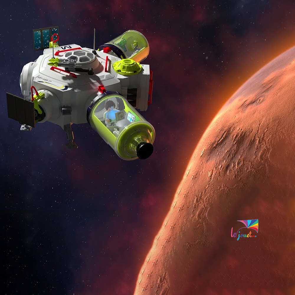 PLAYMOBIL 9488 Fusée Mars avec plateforme de lancement- - Space- Mission  sur Mars espace