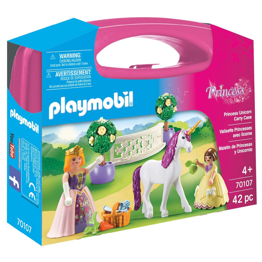 Valisette princesses avec licorne Playmobil – 70107 – –