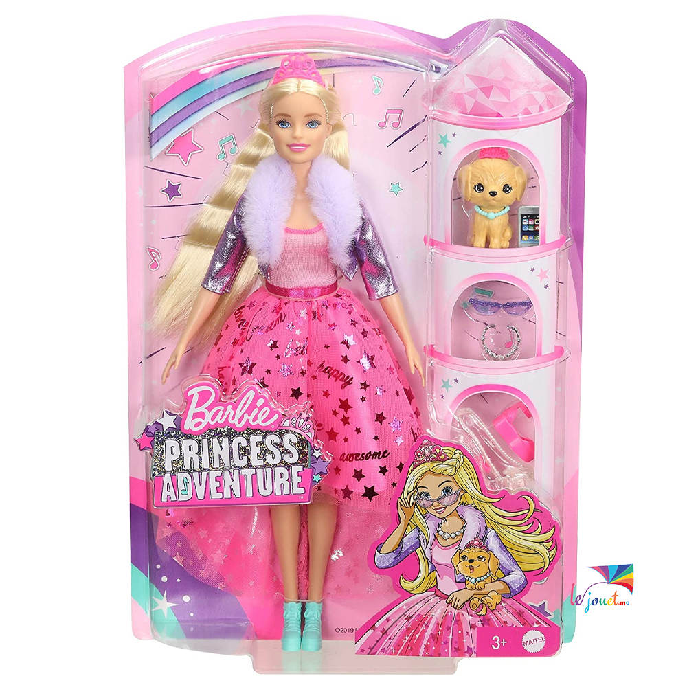 Poupée Barbie Princesse de Rêves Blonde - BARBIE - Robe Colorée et