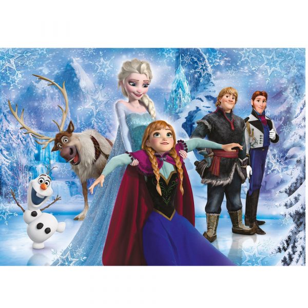 Puzzle La Reine des Neiges Frozen, 104 pièces - Clementoni - Brilliant Puzzle