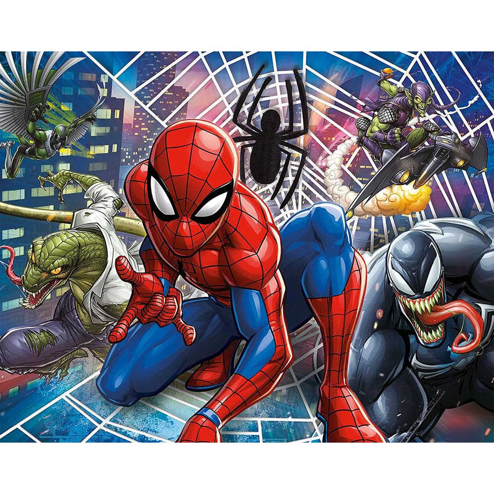 Puzzle Spider Man 20+60+100+180 pièces – Clementoni –
