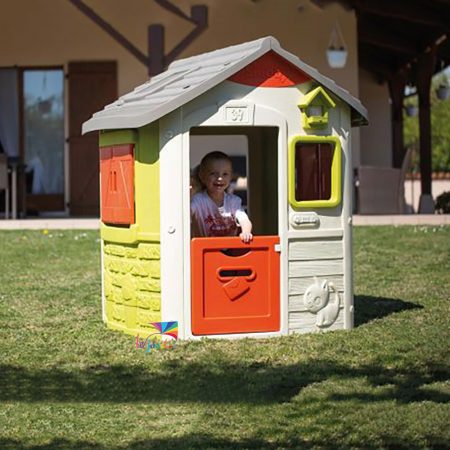 Smoby - Maison Neo Jura Lodge - Cabane de Jardin Enfant - Personnalisable avec Accessoires Smoby - 810500