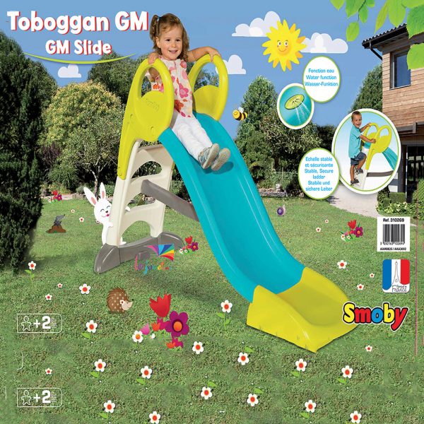 Smoby - Mon Toboggan - Glisse de 1m50 - Jeu Plein Air Enfant - Dès 2 Ans - 310269