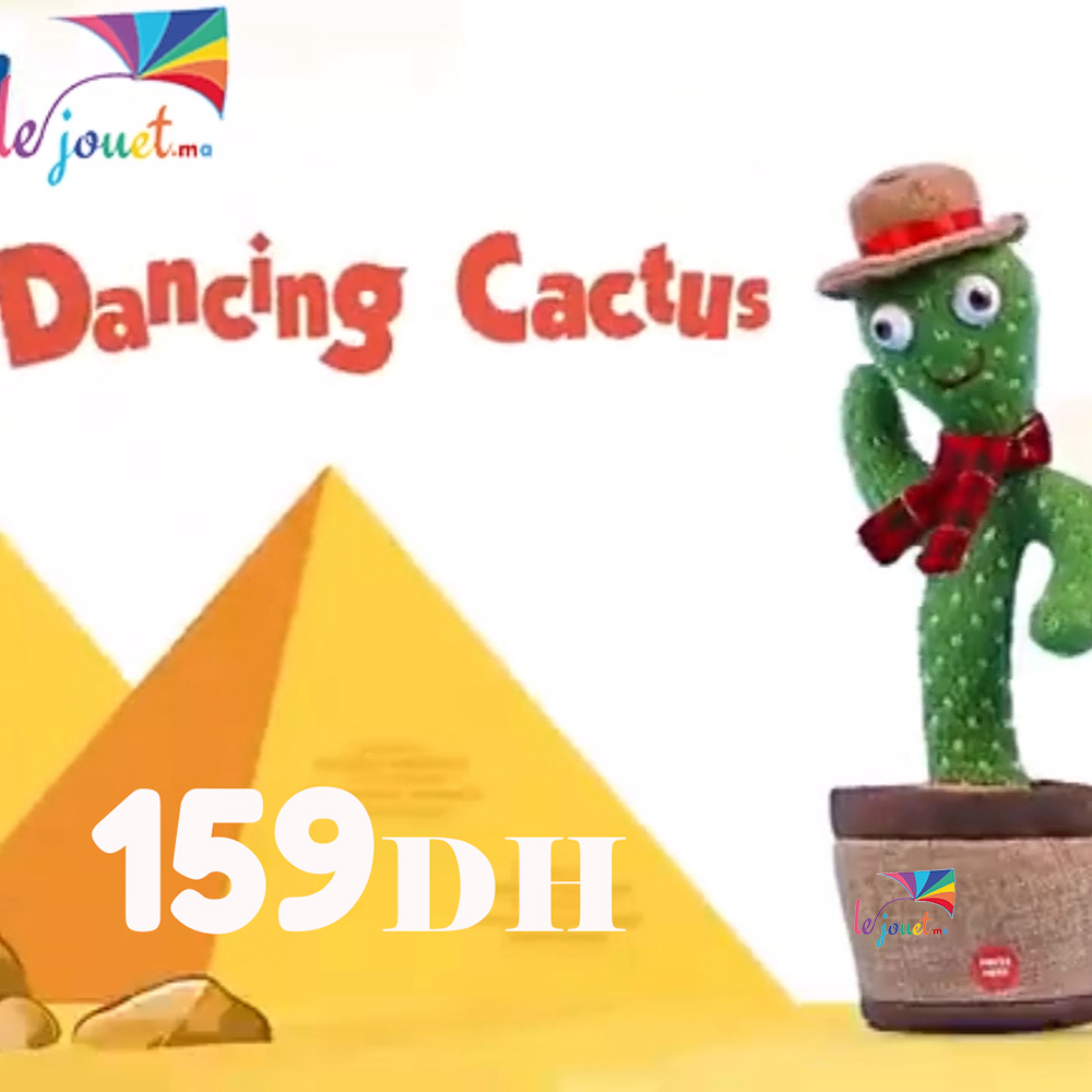 Jouets de cactus dansants pour bébé, jouet de Maroc