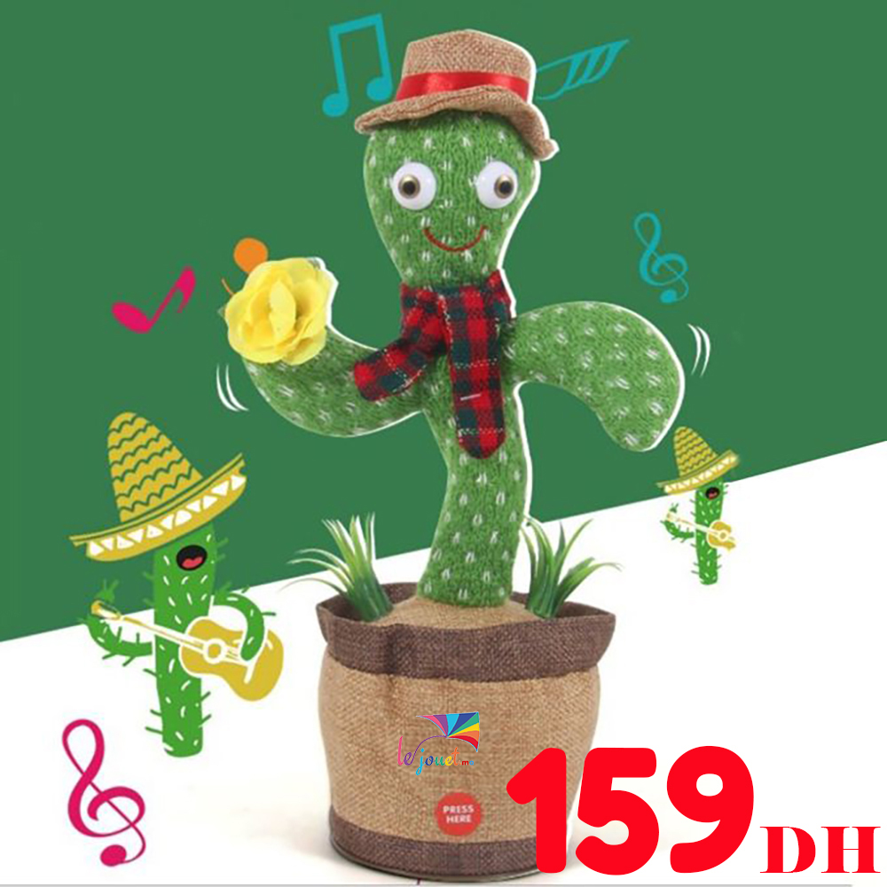 Cactus dansant Peluche interactive  Benjo, magasin de jouets à Québec