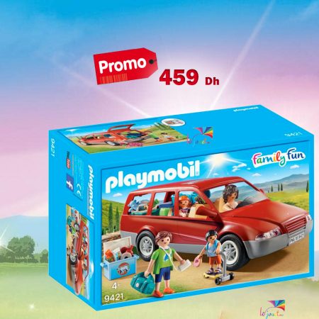 Famille avec voiture Playmobil – 9421 –