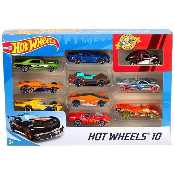 Coffret 10 véhicules - Hot Wheels voitures miniatures