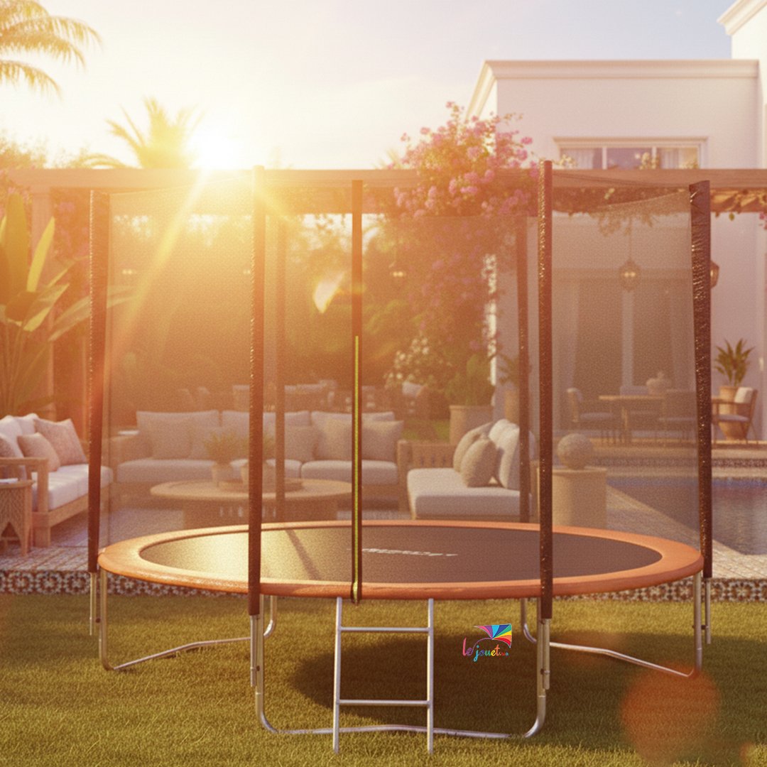 Trampoline Trigano 2.44 m de diamètre Échelle et filet 10 Trampoline Trigano 2.44 m de diamètre Échelle et filet – Image 10
