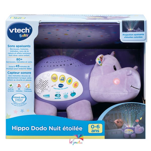 Hippo Dodo Nuit Etoilée, Plastique - Vtech - Veilleuse -