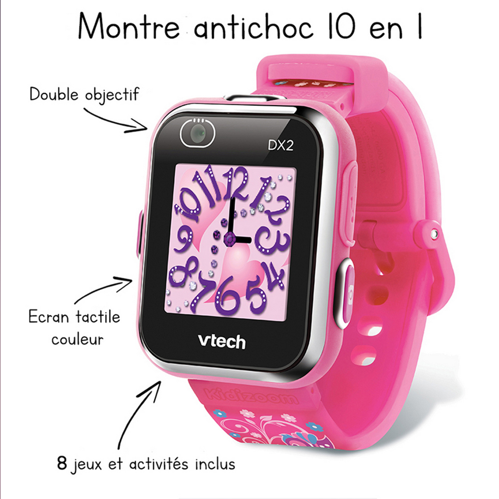 Montre digitale Kidizoom Smartwatch DX2 rose – Vtech –