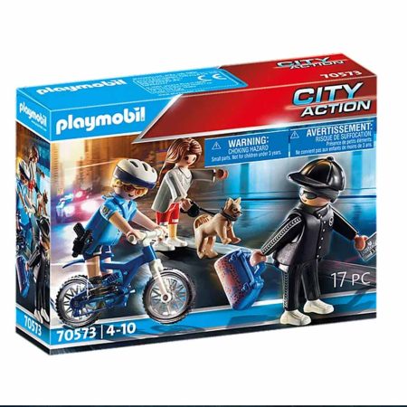 Policière et voleur - Playmobil - City Action - 70573