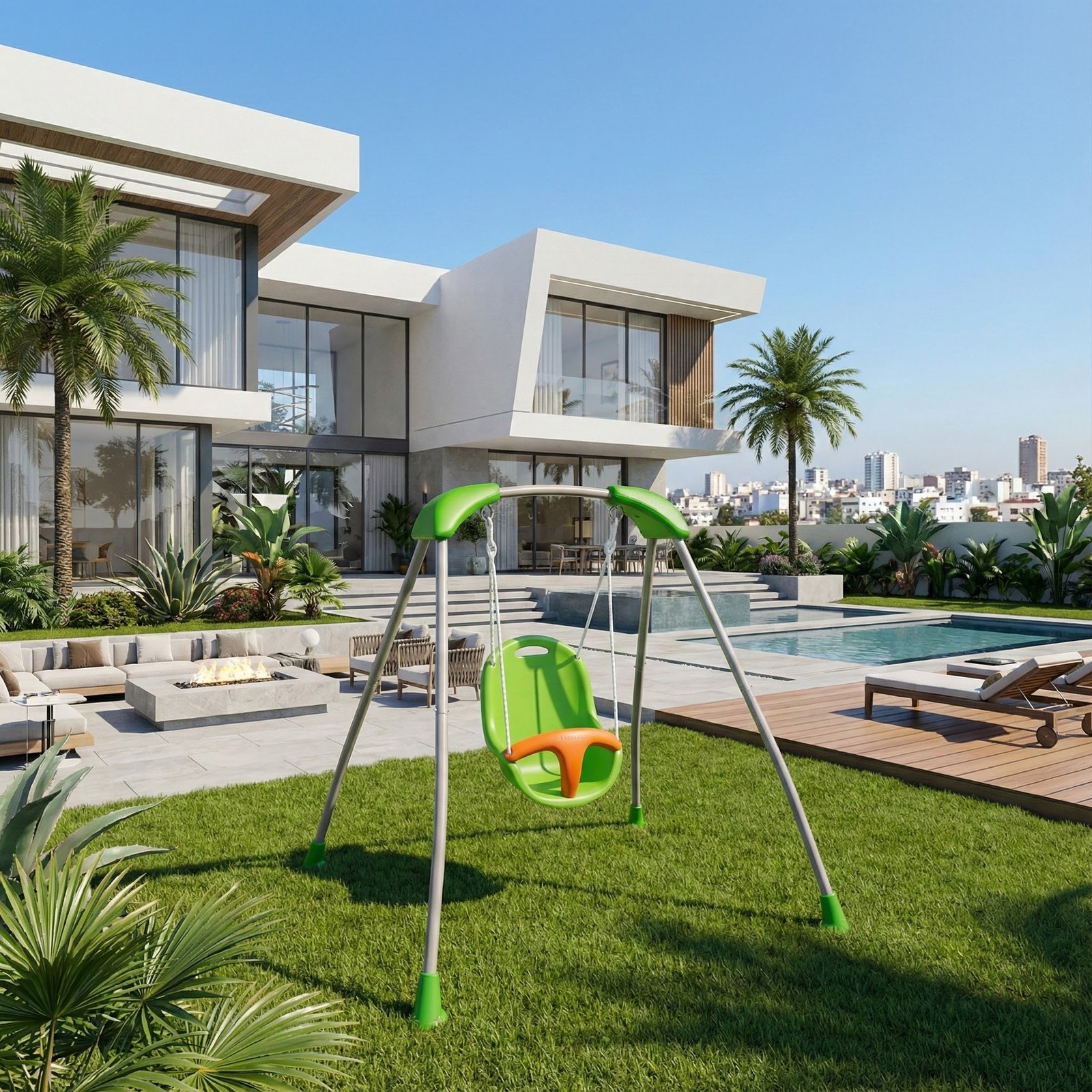 Balançoire bébé métal TATOU- Trigano - 11 Balançoire bébé métal TATOU- Trigano - – Image 11