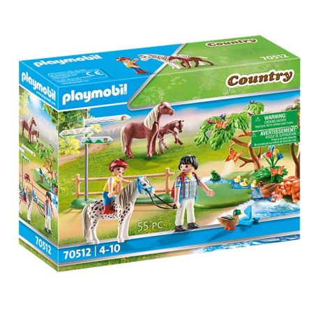 Balade en poney d'aventure avec personnages et animaux PLAYMOBIL - 70512 -