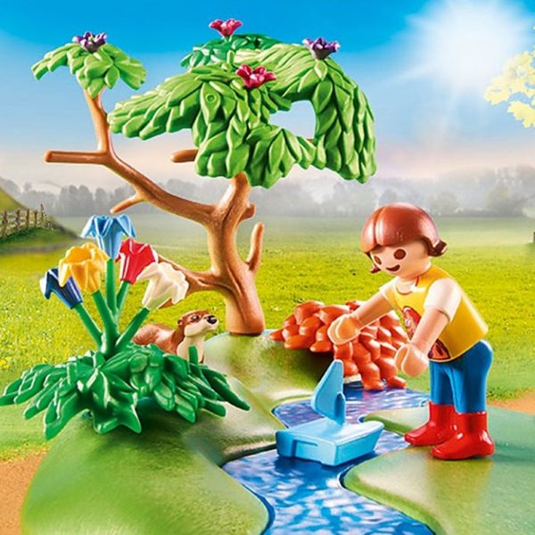 Balade en poney daventure avec personnages et animaux PLAYMOBIL 70512 3