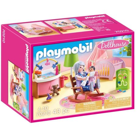 Chambre bébé Playmobil - 70210 - Dollhouse