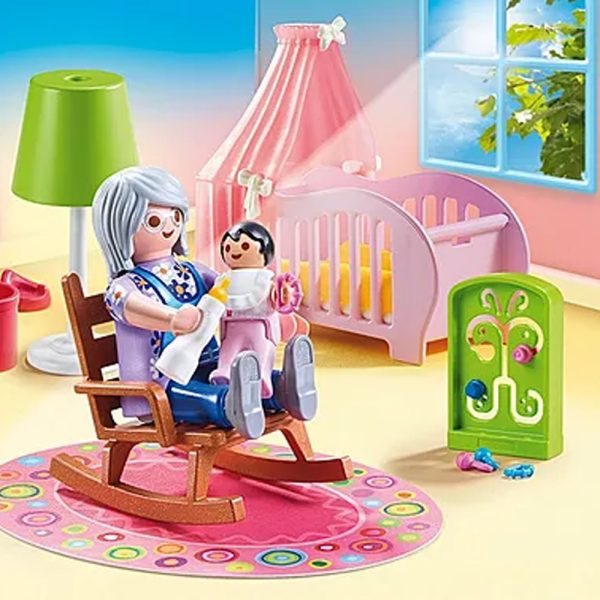 Chambre bébé Playmobil - 70210 - Dollhouse