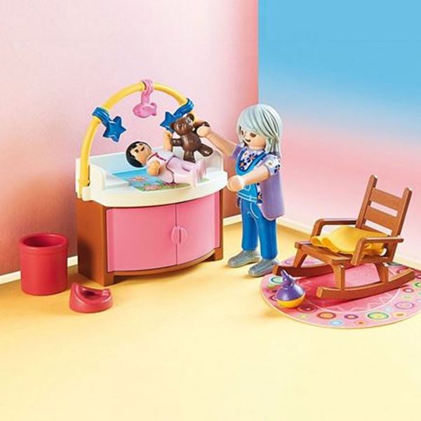 Chambre bebe Playmobil 70210 Dollhouse 4