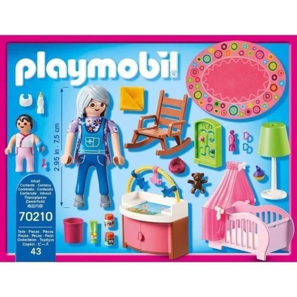 Chambre bebe Playmobil 70210 Dollhouse 5