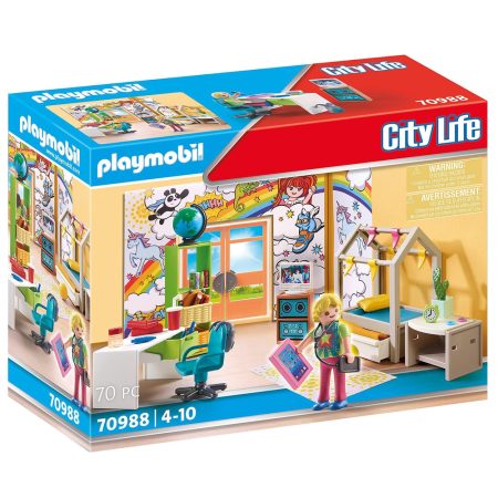 Chambre d'adolescent Playmobil City Life - 70988 -