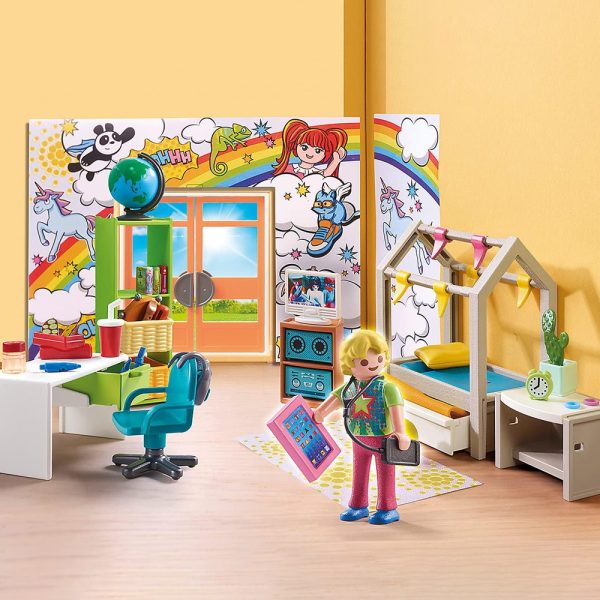 Chambre dadolescent Playmobil City Life 70988 2