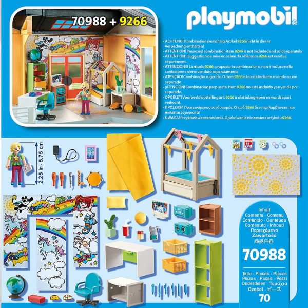 Chambre dadolescent Playmobil City Life 70988 5