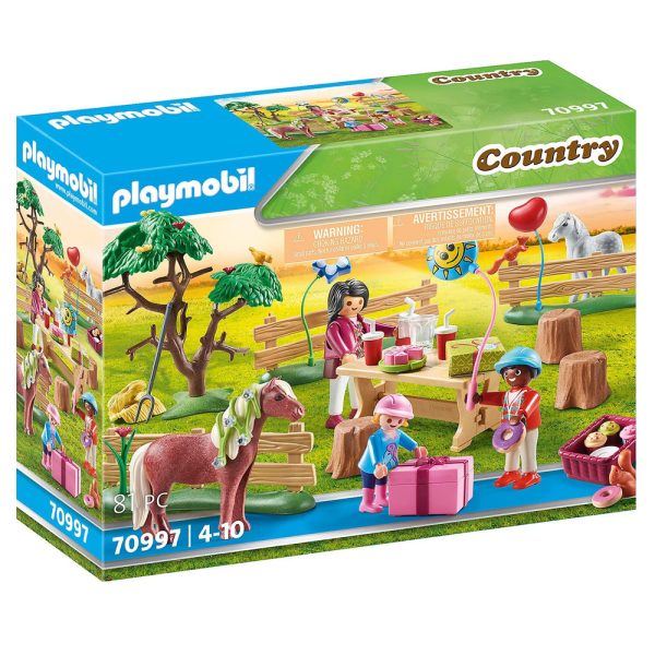 Décoration de fête avec poneys Playmobil - 70997 -