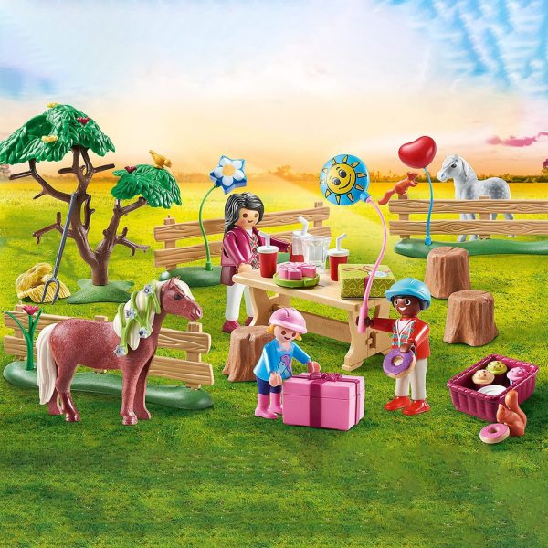 Decoration de fete avec poneys Playmobil 70997 2