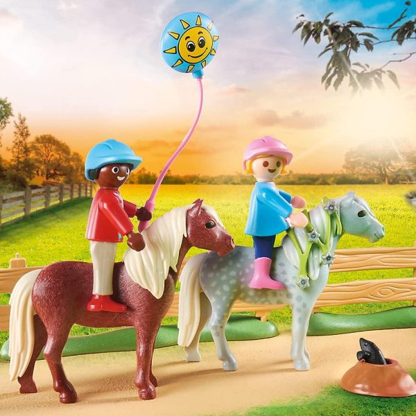 Decoration de fete avec poneys Playmobil 70997 4