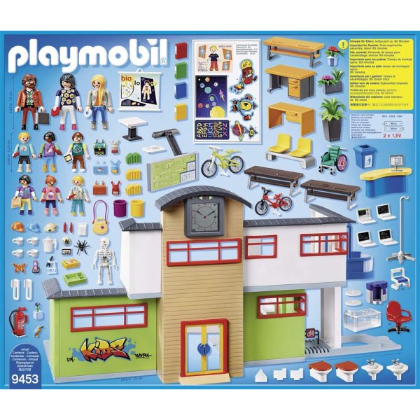 Ecole Aménagée Playmobil -9453-